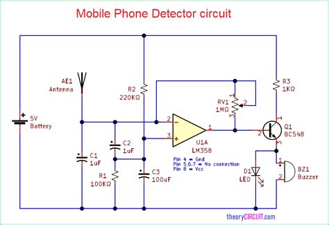 mobile phone detector circuit