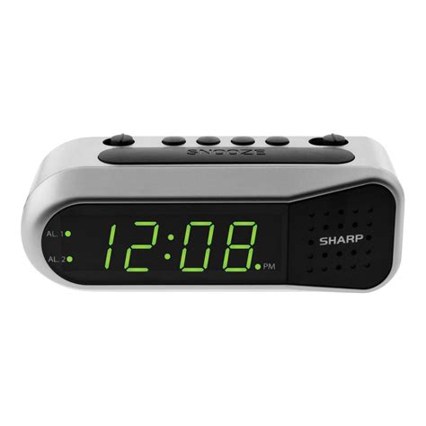 sharp digital alarm clock  dual alarm walmartcom walmartcom