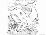 Whale Jonah Coloring Pages Swallowed Adults Print Getdrawings Printable Kids Color Getcolorings sketch template
