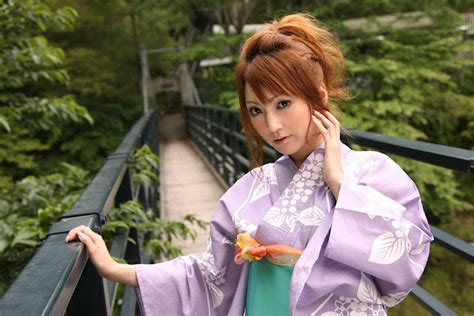 Kaede Matsushima In Purple Kimono Sexy Girls Nude Girls Sexy Girl