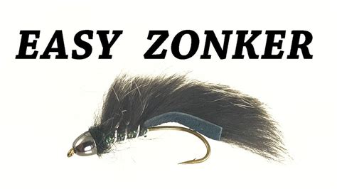 easy zonker fly pattern fly tying a streamer for trout and bass