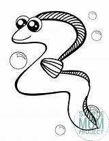 Eel Simplemomproject Eels Fish sketch template