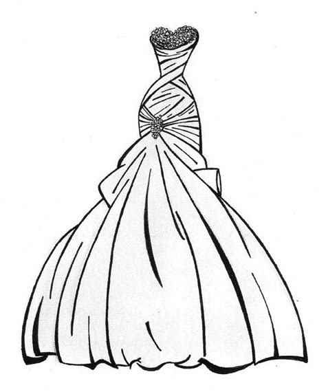 wedding dress coloring pages  girls coloring pages  girls