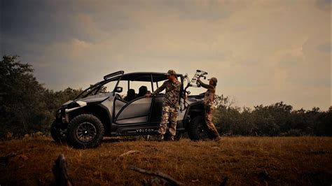 volcon debuts   wheel drive fully electric utv  stag opens