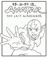 Airbender Appa Aang Coloringpagesfortoddlers sketch template