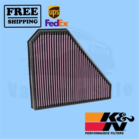 replacement air filter kn fits cadillac cts   ebay