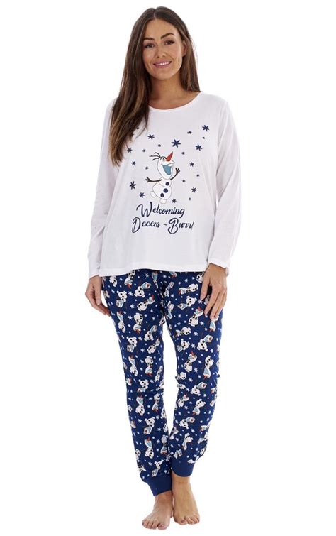 ladies  size curve disney christmas lounge wear cotton xmas pyjamas ebay