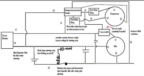 air compressor motor wiring diagram wiring diagram