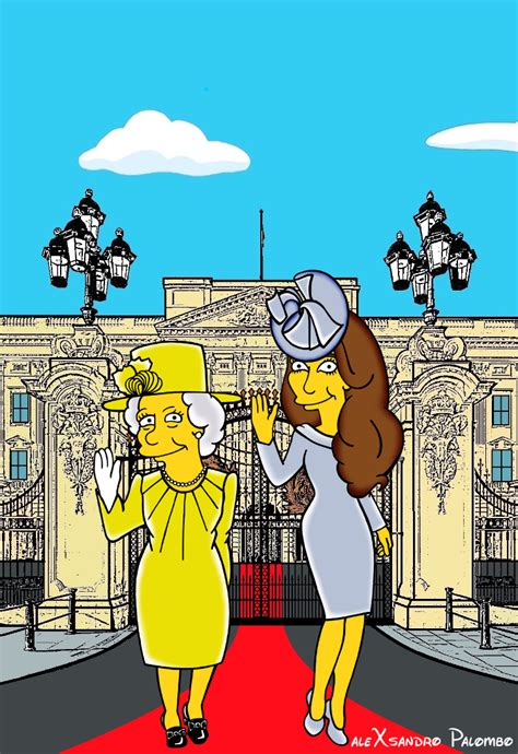here s what kate middleton looks like as a ‘simpsons character stylecaster