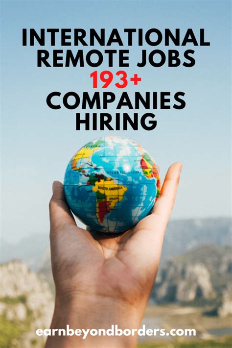 international remote jobs  companies hiring