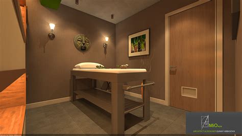 Eywa Spa And Fitness Hall Ground Floor Massage Room On Behance