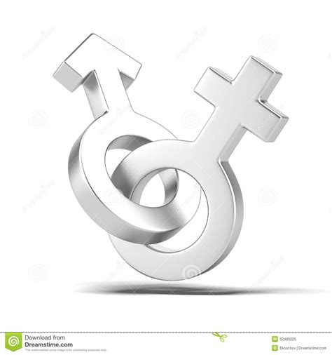 Male And Female Sex Symbols Stock Illustration