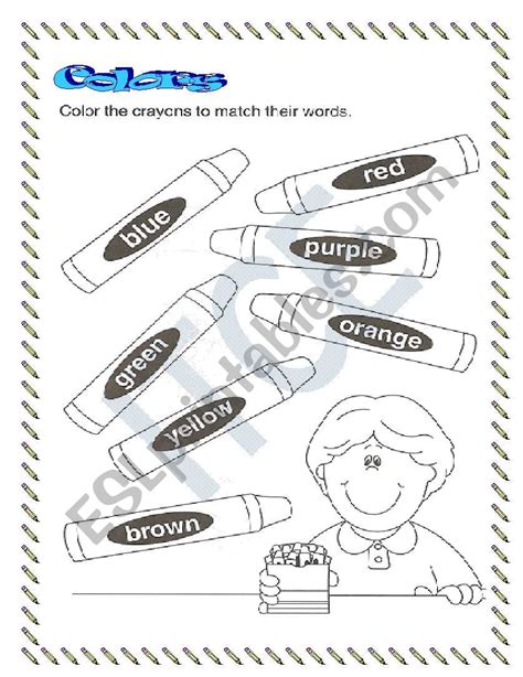 coloring esl worksheet  karla