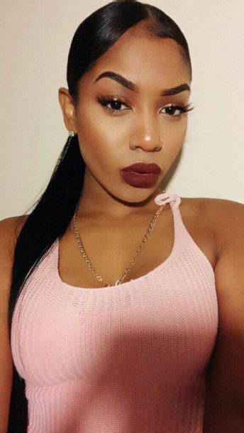Make Up Black Girls On Fleek Eyebrows Eye Makeup Red