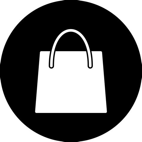 vector shopping bag icon  vector art  vecteezy