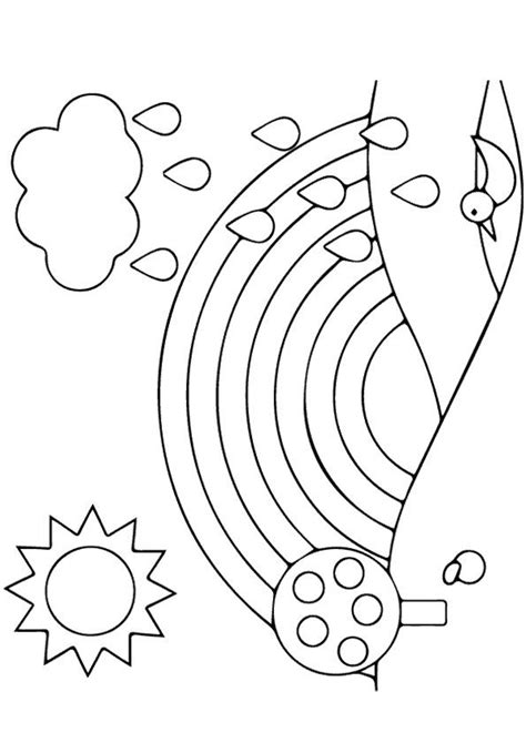 print coloring image momjunction rainbow coloring page coloring