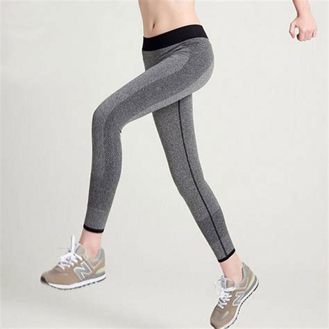 new move brand high waist stretched sports pants gym clothes spandex