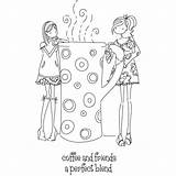 Stamping Uptown Clarissa Cling Camille Digi Rubber sketch template