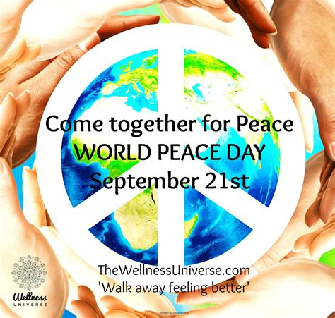 world peace day  event join   inspiring posters inspiring peace  wellness