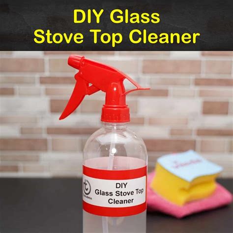 glass stove top cleaner recipes