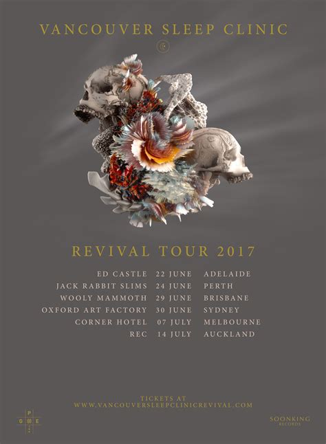 buy vancouver sleep clinic revival tour tickets sa 2017 moshtix