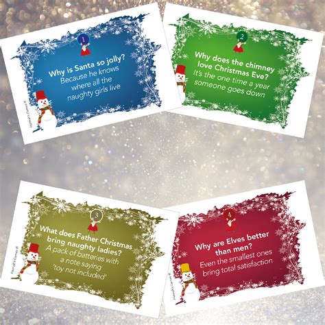 rude cracker fillers for adults christmas jokes xmas adult cracker