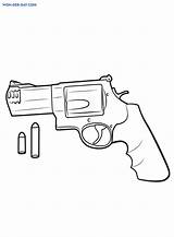 Coloring Pages Weapon Weapons Print Wonder Smg Cartridges Mpx Revolver sketch template