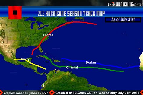 hurricane tracking map   july st  flickr