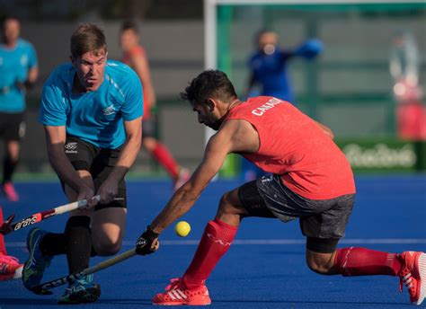 Men S Field Hockey Team Hits The Turf During Rio Training Session
