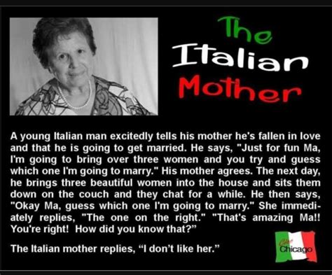 the italian mother italian humor italian quotes italian joke