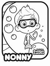 Guppies Nonny Bubbleguppies Tranquilo Dibujosparacolorear Nickelodeon sketch template