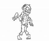 Pages Zombie Coloring Zombies Color Printable Kids sketch template