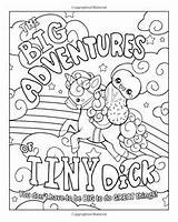 Coloring Pages Adult Dick Big Heather Tiny Adventures Printable Book Color Cute Word Amazon Books Adults Swear Insult Getcolorings Getdrawings sketch template