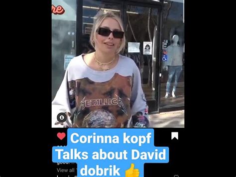 Corinna Kopf Reveals How David Dobrik Has Been Holding Up Post Cancellation