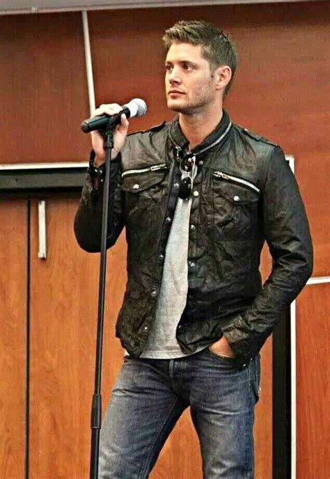 Jensen Ackles Love The Leather Jacket Eye Candy