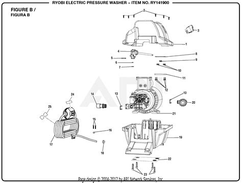 ryobi pressure washer parts diagram