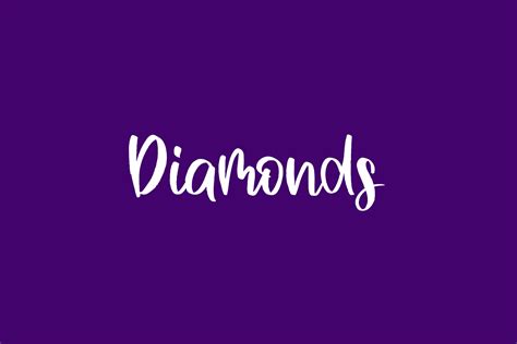 diamonds  font  fonts shmonts