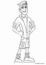 Kratts Wild Kratt Coloring Martin Pages Draw Chris Kids Printable Step Adults Drawing Print Color sketch template