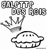 Rois Coloriage Galette sketch template