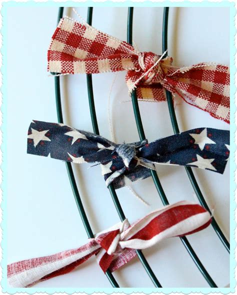 patriotic rag wreath tutorial crafty mom blog