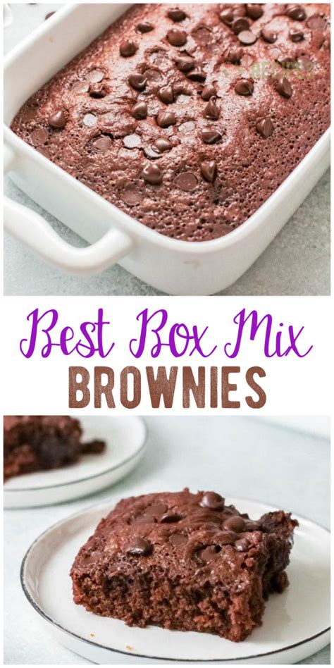 box brownie recipe    boxed brownie mix  simple sweet recipes