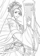 Coloring Pages Chinese sketch template