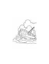 Ship Coloring Container sketch template