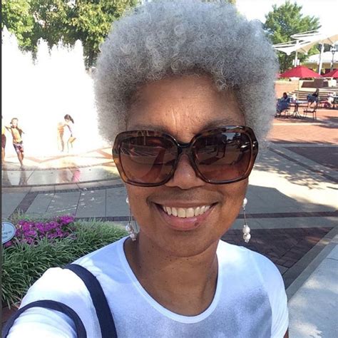 beautiful black woman with gray hair essence