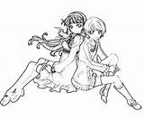 Hugging Forever Tocolor Satonaka Chie sketch template