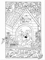 Hidden Coloring Puzzles Objects Kids Pages Printable Puzzle Object Printables Games Search Puppy Find Adults Adult Finds Highlights Worksheets Disney sketch template