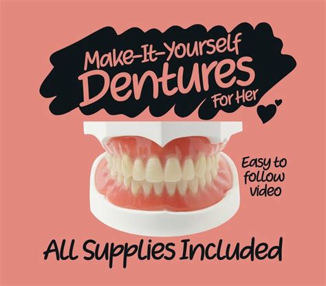 Diy Denture Kit For Her Includes All Supplies To Create Etsy In 2021