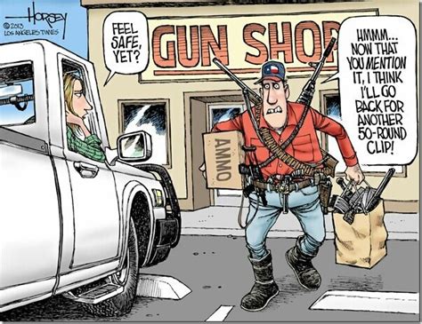 gun cartoon of the day the view from north central idaho