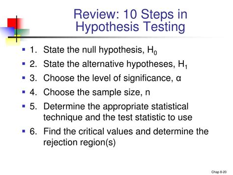 fundamentals  hypothesis testing  sample tests powerpoint