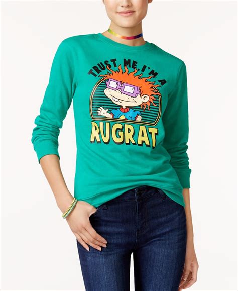 Trust Me I M A Rugrat Sweatshirt 34 90s Nickelodeon Clothing Line